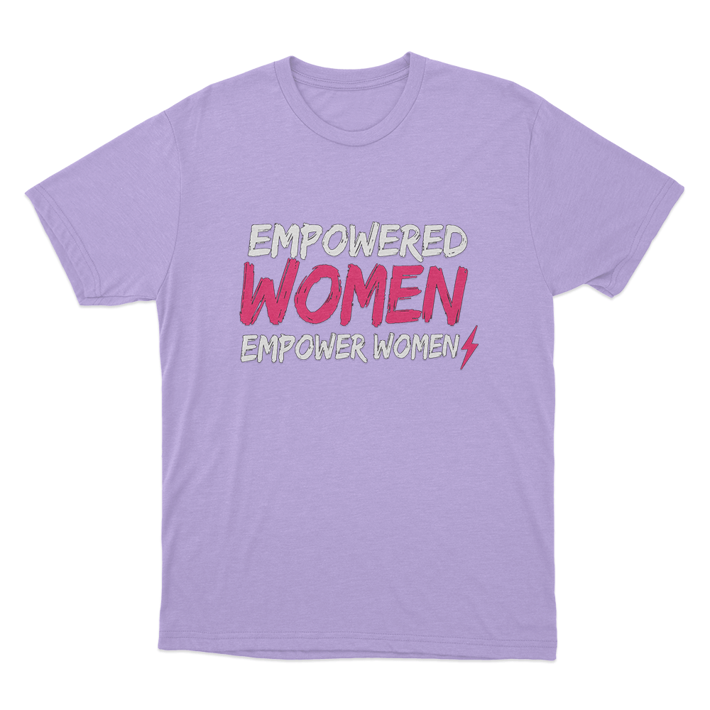 Empowered Women Unisex T Shirt Purple Empowered Women Unisex T Shirt Purple