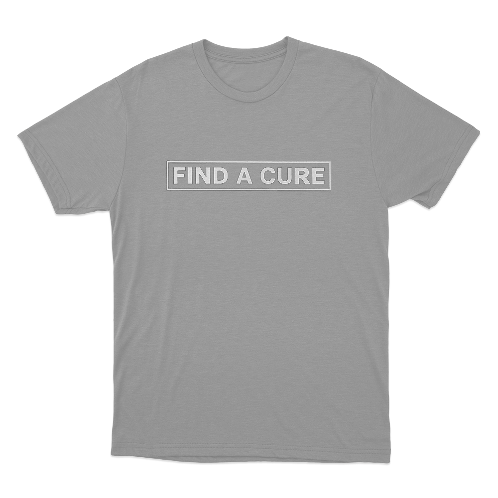 Find A Cure Unisex T Shirt Grey Find A Cure Unisex T Shirt Grey