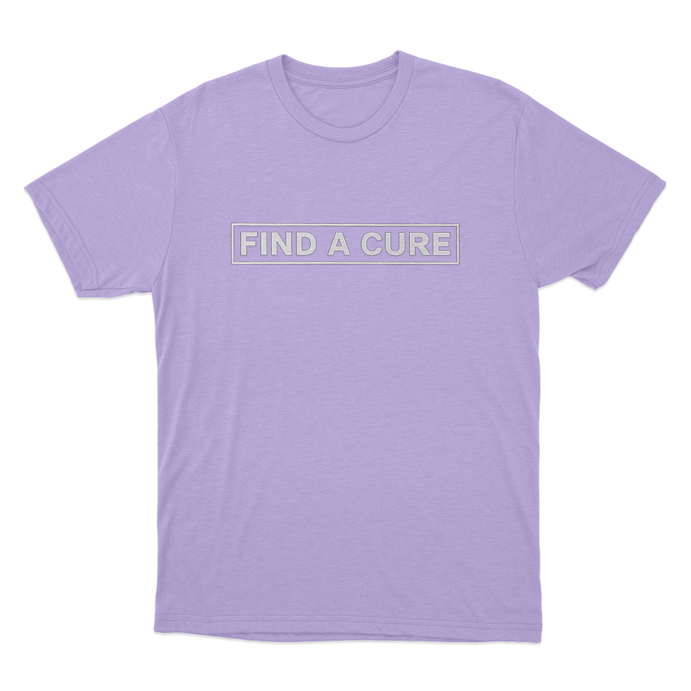 Find A Cure Unisex T Shirt Purple Find A Cure Unisex T Shirt Purple
