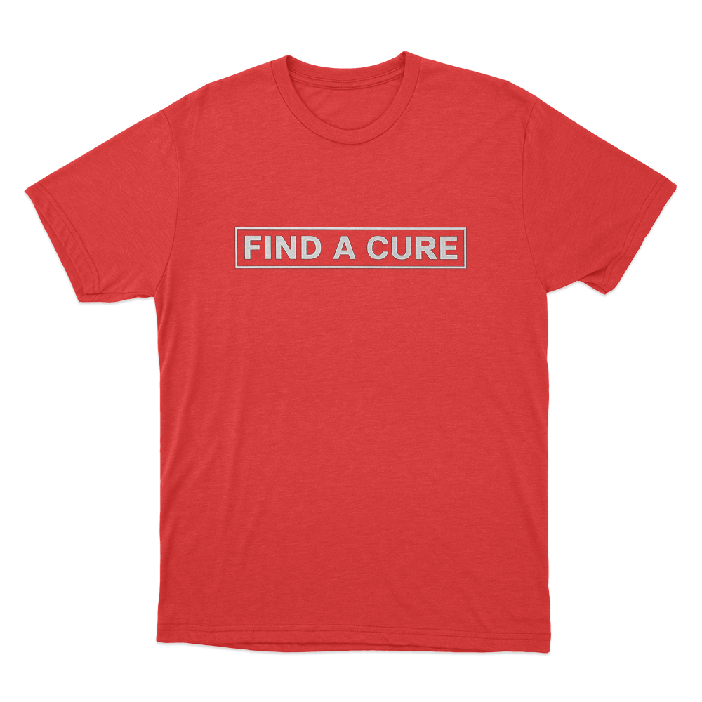 Find A Cure Unisex T Shirt Red Find A Cure Unisex T Shirt Red
