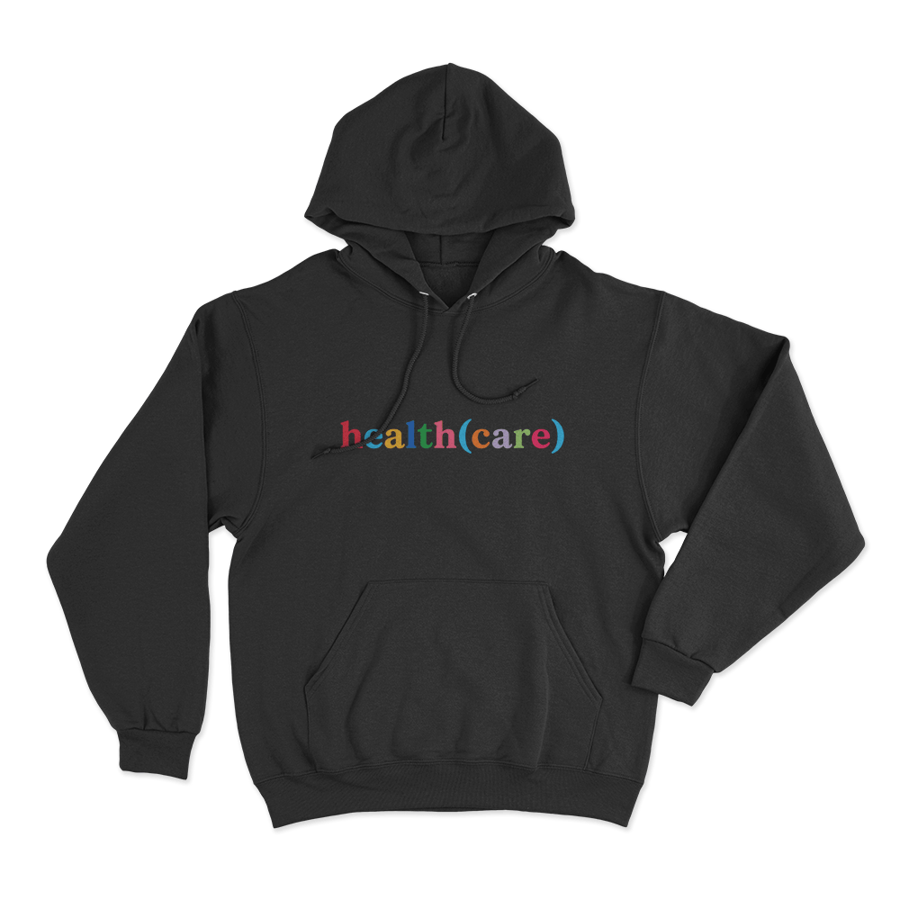 Health(Care) Unisex Hoodie Black HealthCare Unisex Hoodie Black