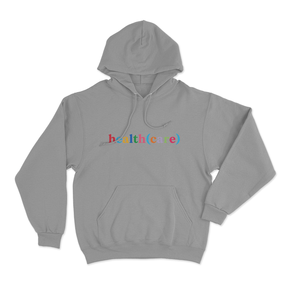 Health(Care) Unisex Hoodie Grey HealthCare Unisex Hoodie Grey
