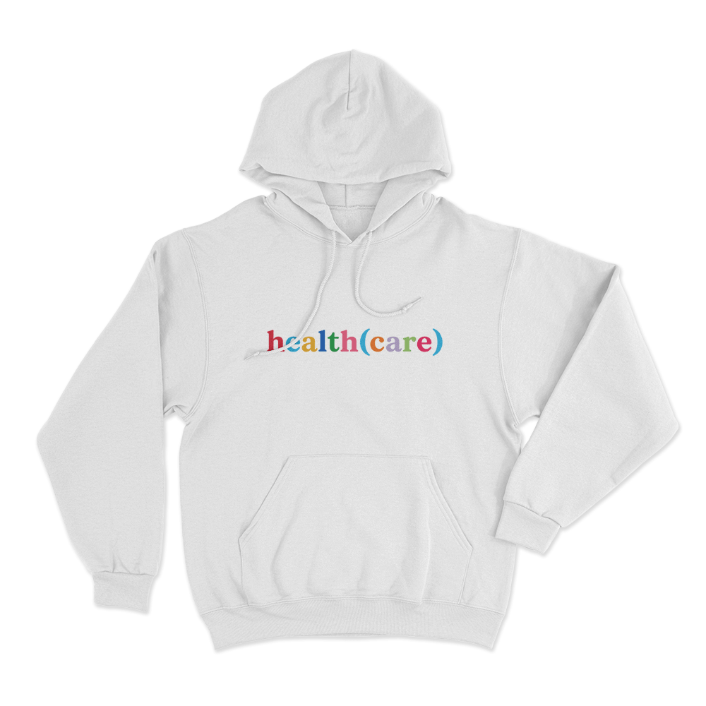 Health(Care) Unisex Hoodie White HealthCare Unisex Hoodie White
