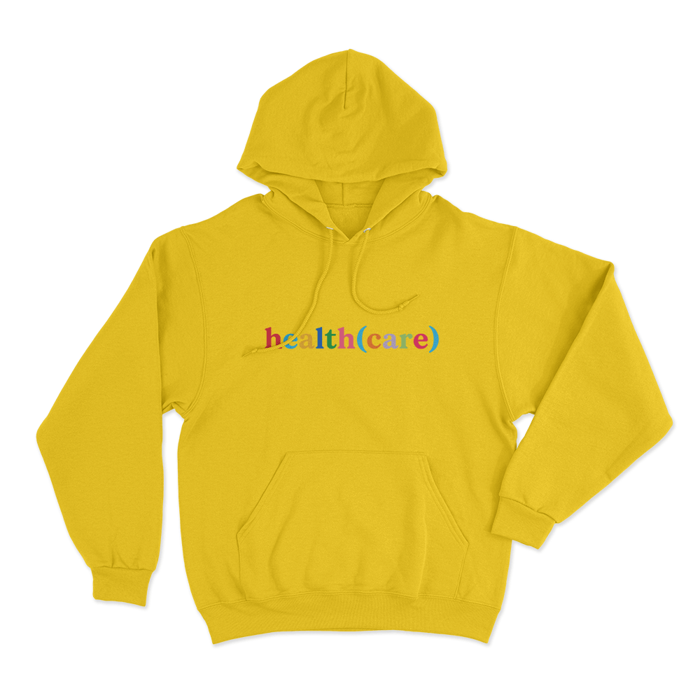 Health(Care) Unisex Hoodie Yellow HealthCare Unisex Hoodie Yellow