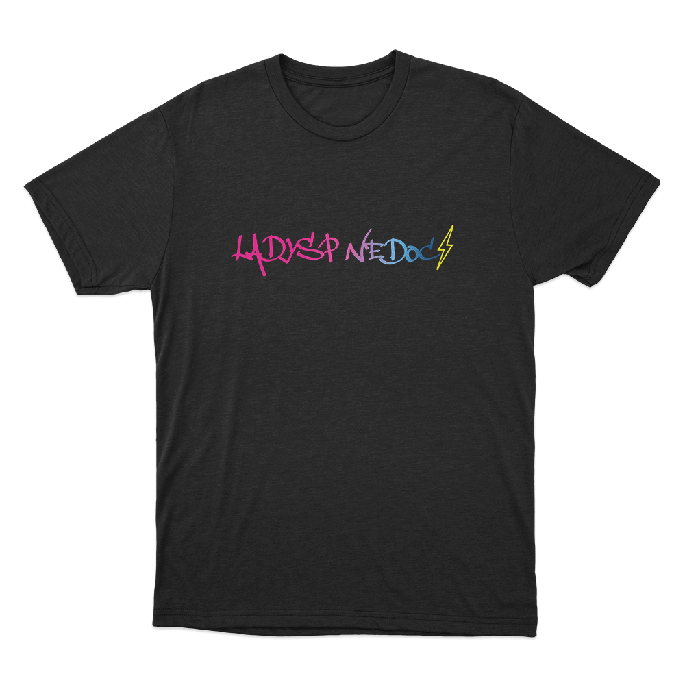 Lady Spine Doc Logo Unisex T Shirt Black Lady Spine Doc Logo Unisex T Shirt Black