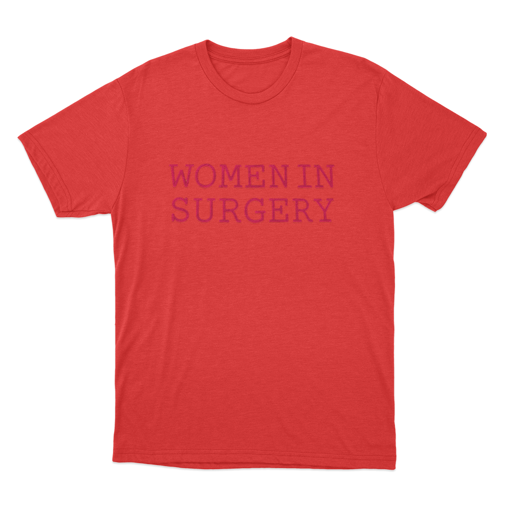 Women In Surgery Unisex T Shirt Red Women In Surgery Unisex T Shirt Red